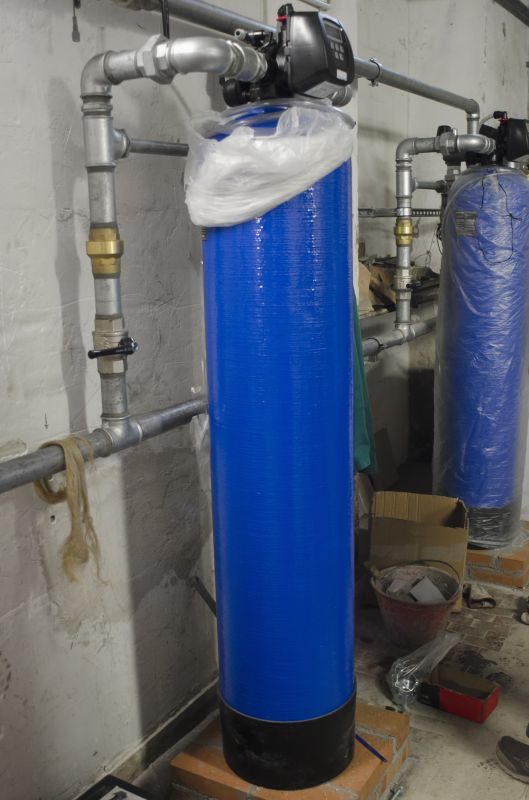 Water Softener System Connection Points