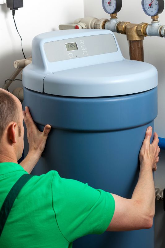 Final Inspection of Water Softener Setup